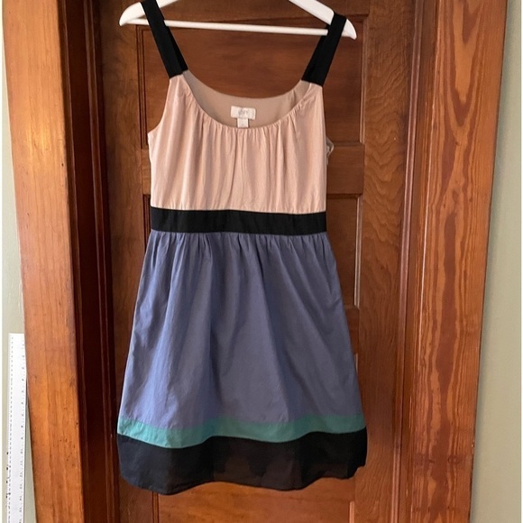 Loft size 4 color block dress - Picture 1 of 4